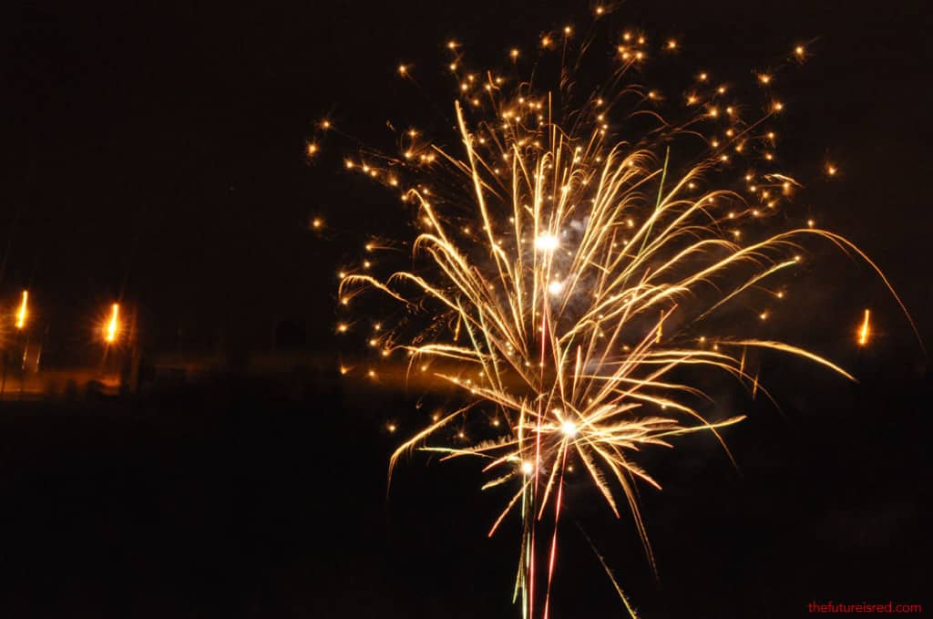 Happy new year! Fireworks in Salta Argentina!