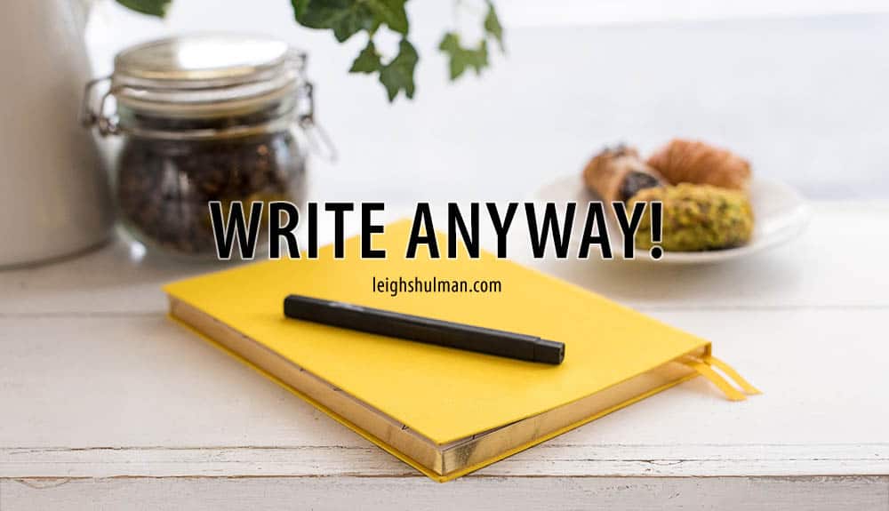 Find time to write no matter how busy you are