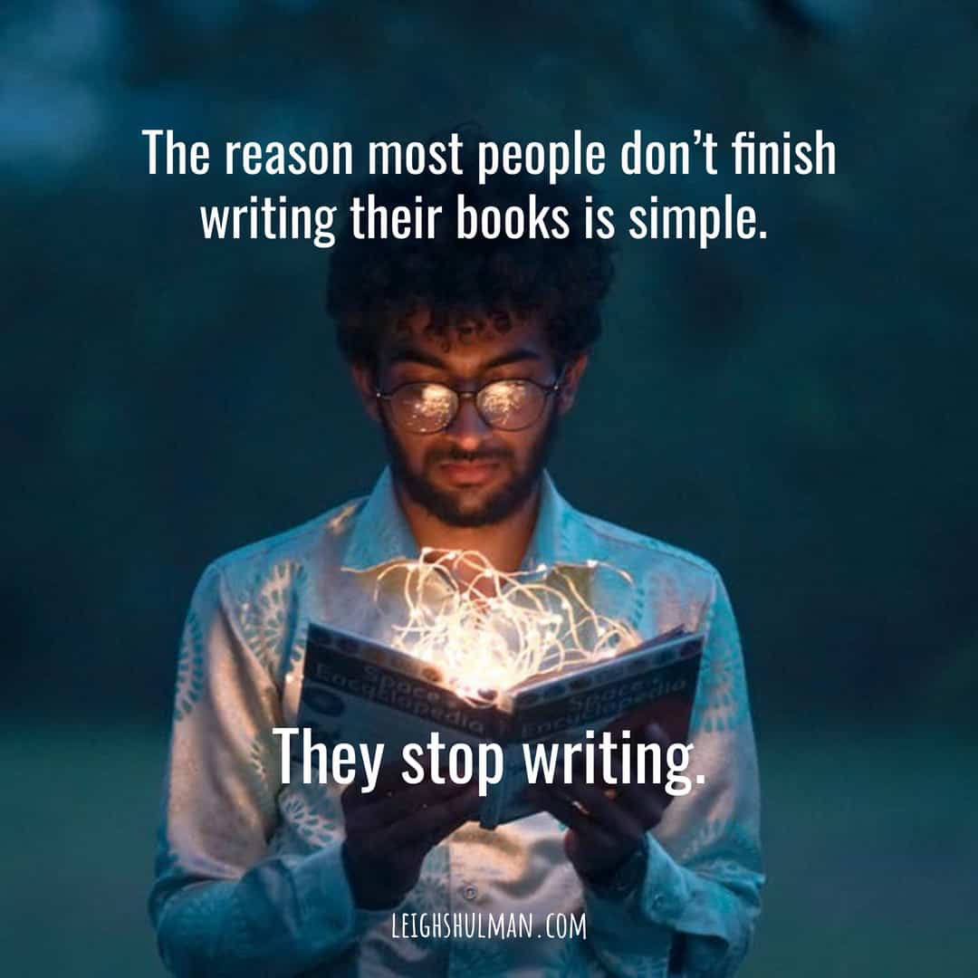 Stop writer's block and keep writing